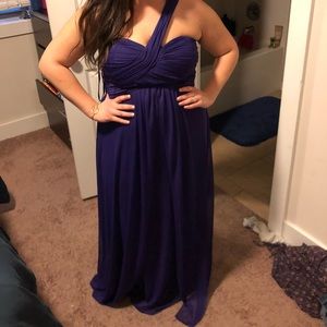 Size 12 purple prom/evening gown